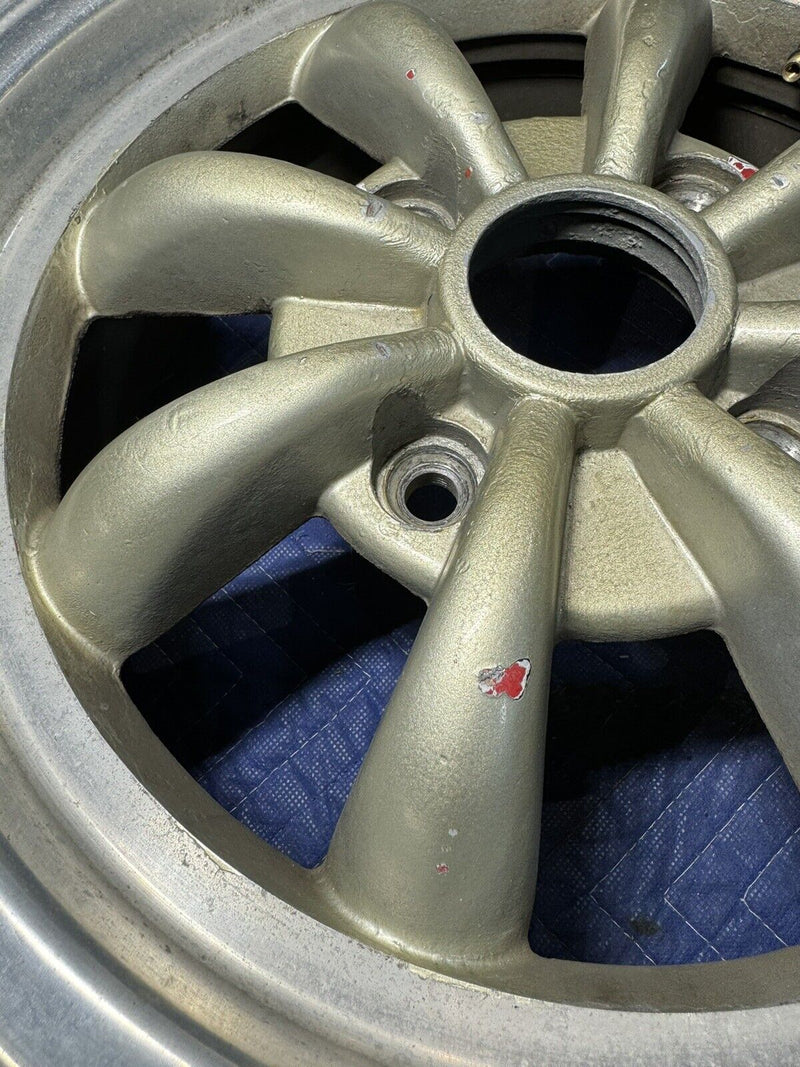 Porsche Karmann Ghia VW EMPI Mag Rim Genuine Vintage 911 15x6 Wheel 4x130 #3369E