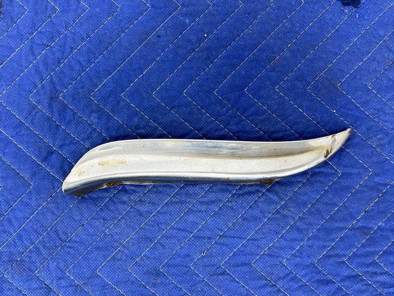 1955-1956 Chrysler Imperial Door Jam End Filler Trim Strip SS OEM #3499E