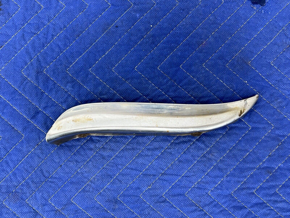 1955-1956 Chrysler Imperial Door Jam End Filler Trim Strip SS OEM #3499E