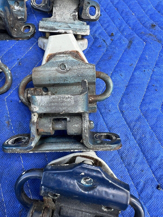 1986-1993 Volvo 240 245 Complete Set Of 8 Door Hinges Upper & Lower OEM #3649E