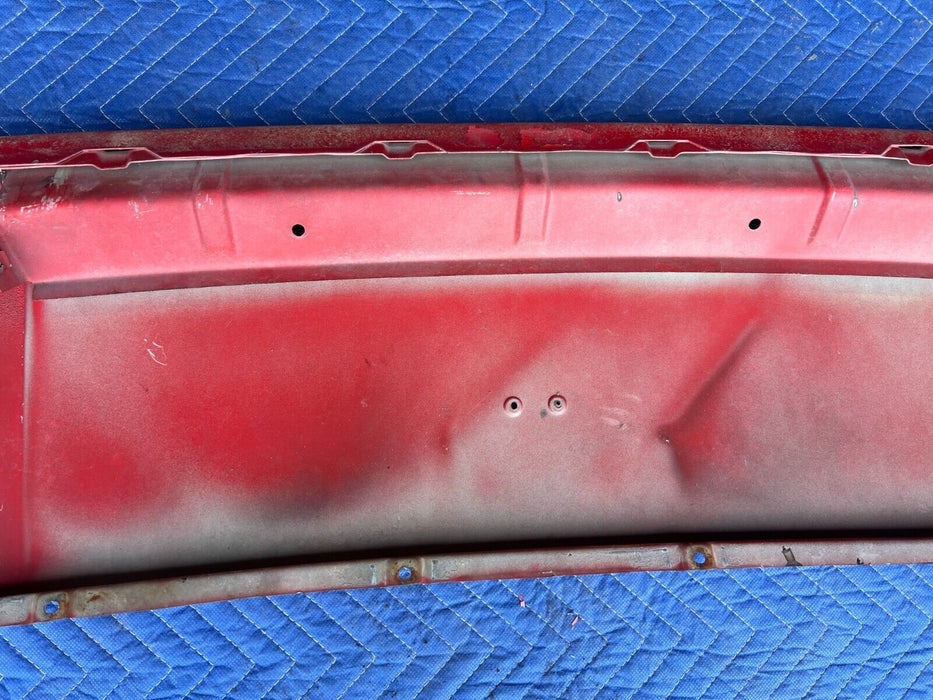 1983-1985 Porsche 944 Red Front Nose Hood Engine Bonnet Panel Trim OEM #1859EM