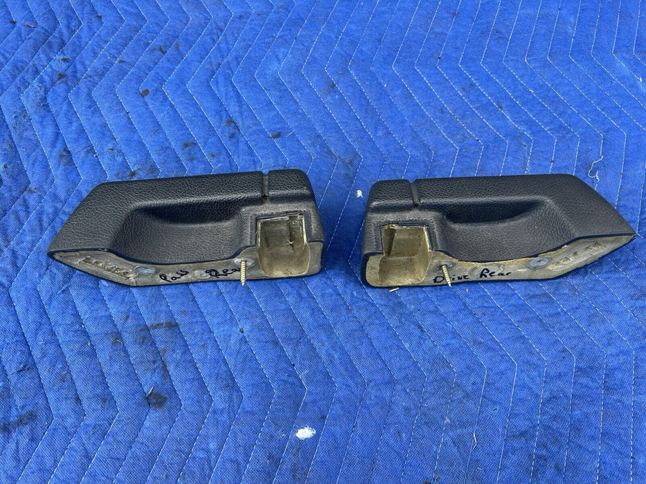 1986-1993 Volvo 240 244 245 L & R Front & Rear Door Arm Rest Set Black #3707E