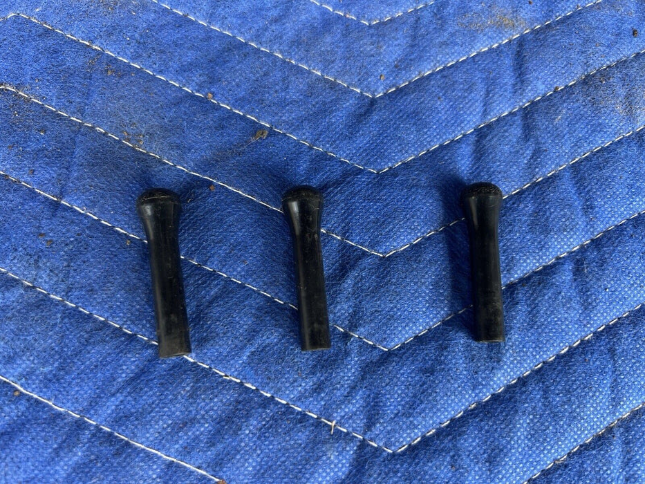 1986-1993 Volvo 240 244 245 Lock Stud Thumb Screw Set Of 3 Trim Black OEM #3795E