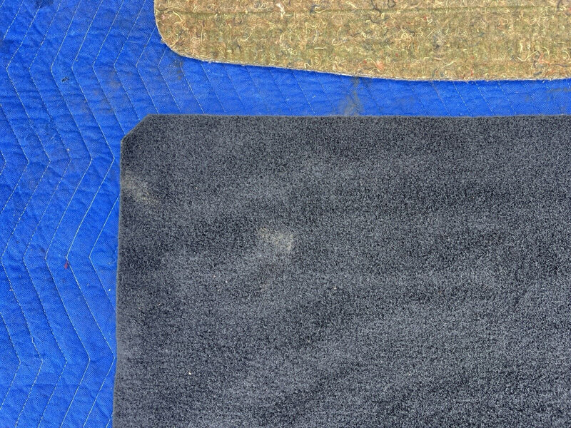 1986-1993 Volvo 240 245 Rear Storage Lower Carpet Blue Panel Wagon OEM #3656E