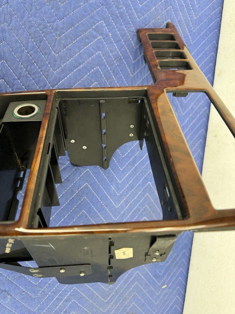 1995-1998 Volvo 960 S90 V90 Dash Wood Trim Climate Surround 9137518 OEM #3820E