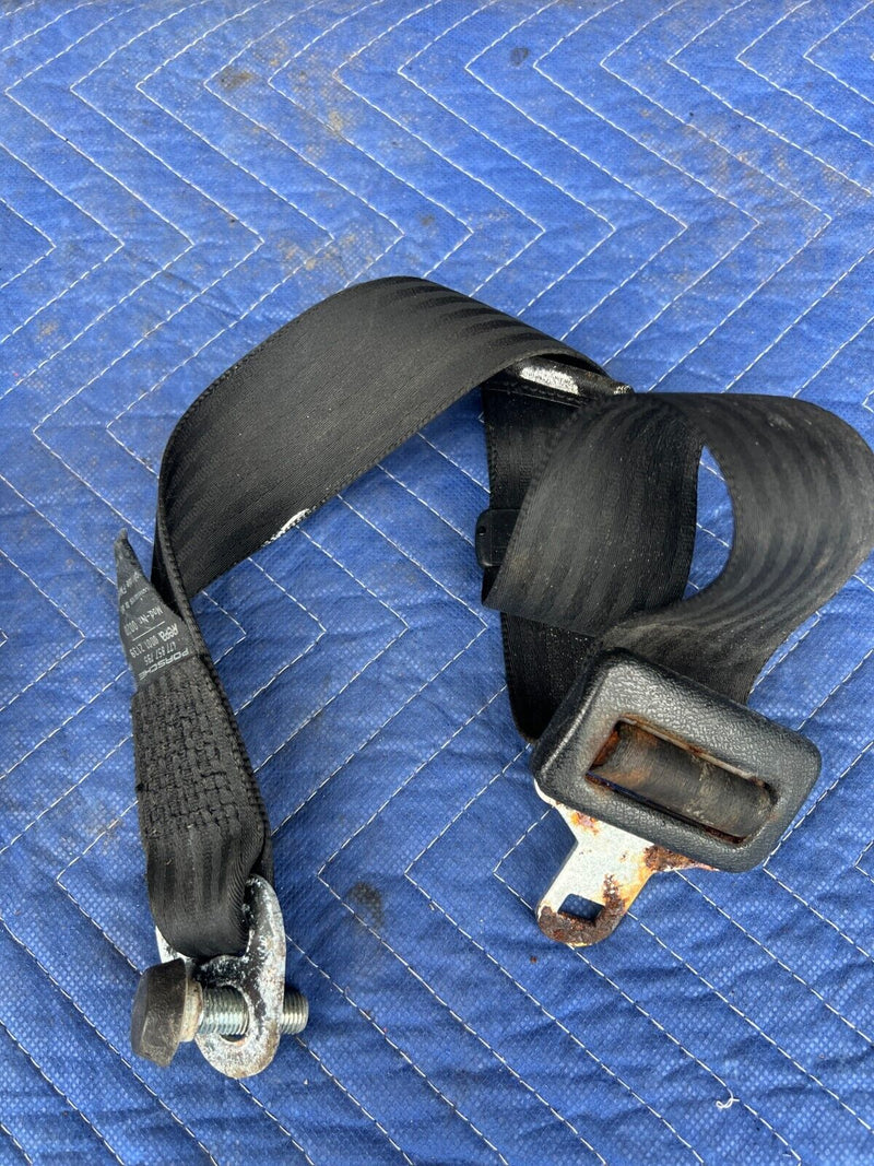1983-1985 Porsche 944 Rear Set Right Left Seat Belt Retractor Buckle OEM #1896EM