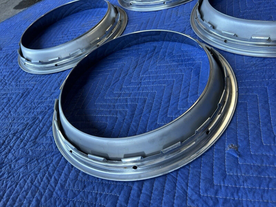 1969 Chevy Camaro Z28 NOS Chrome Trim Ring Set Of 4 9796696 OEM GM #3564E