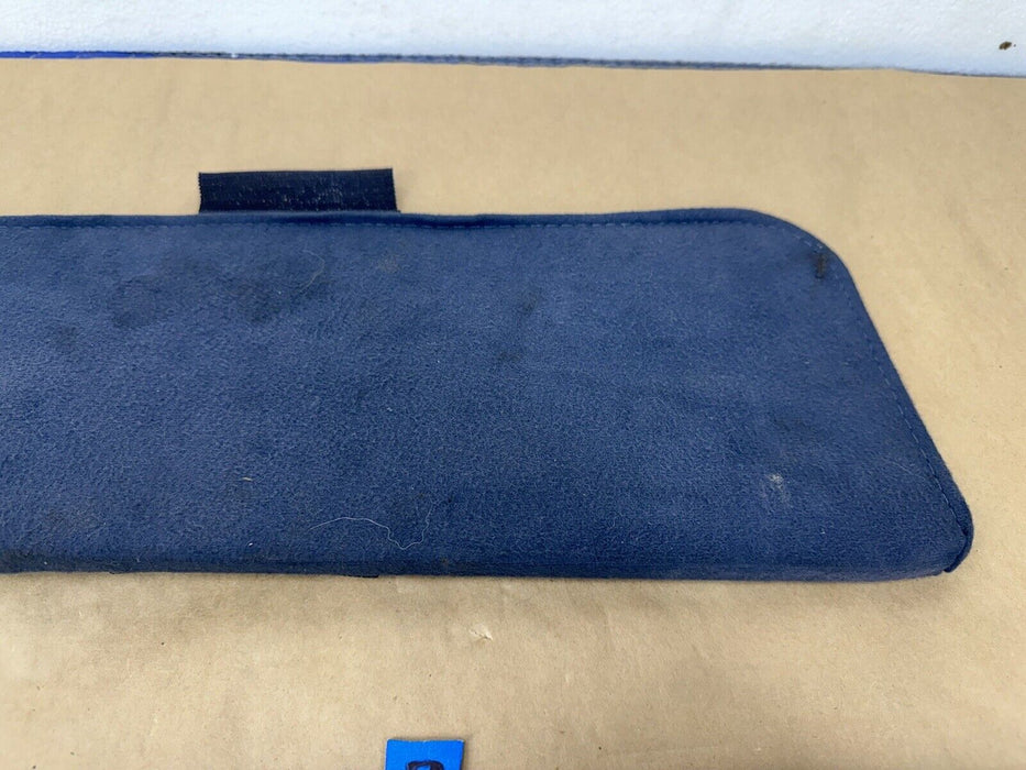 1988-1998 Chevy GMC C/K Truck Suburban Cloth Sun Visor L & R Pair Blue #3463EJ