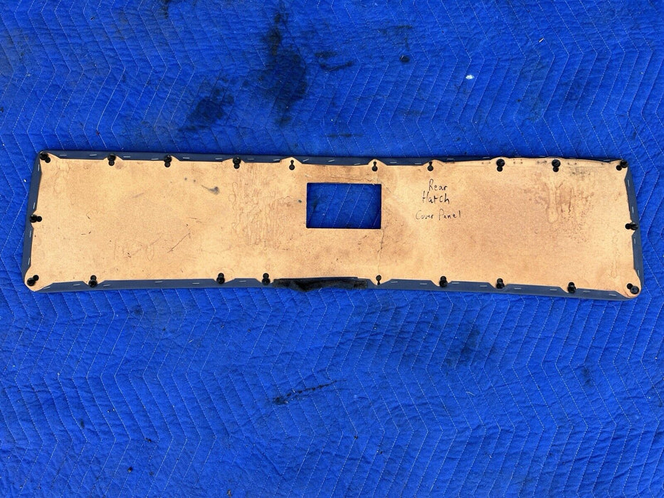 1986-1993 Volvo 240 245 Rear Hatch Lower Carpet Panel Trim Blue OEM #3655E