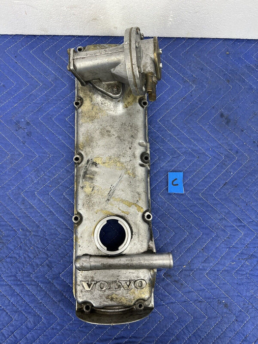 1975-1980 Volvo 240 Early Valve Cover w/Vacuum Pump 1219299 B21 B230 OEM #3552E