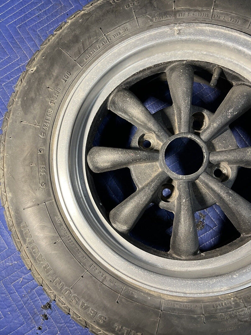 Porsche Karmann Ghia VW EMPI Mag Rim Genuine Vintage 911 15x6 Wheel 4x130 #3388E