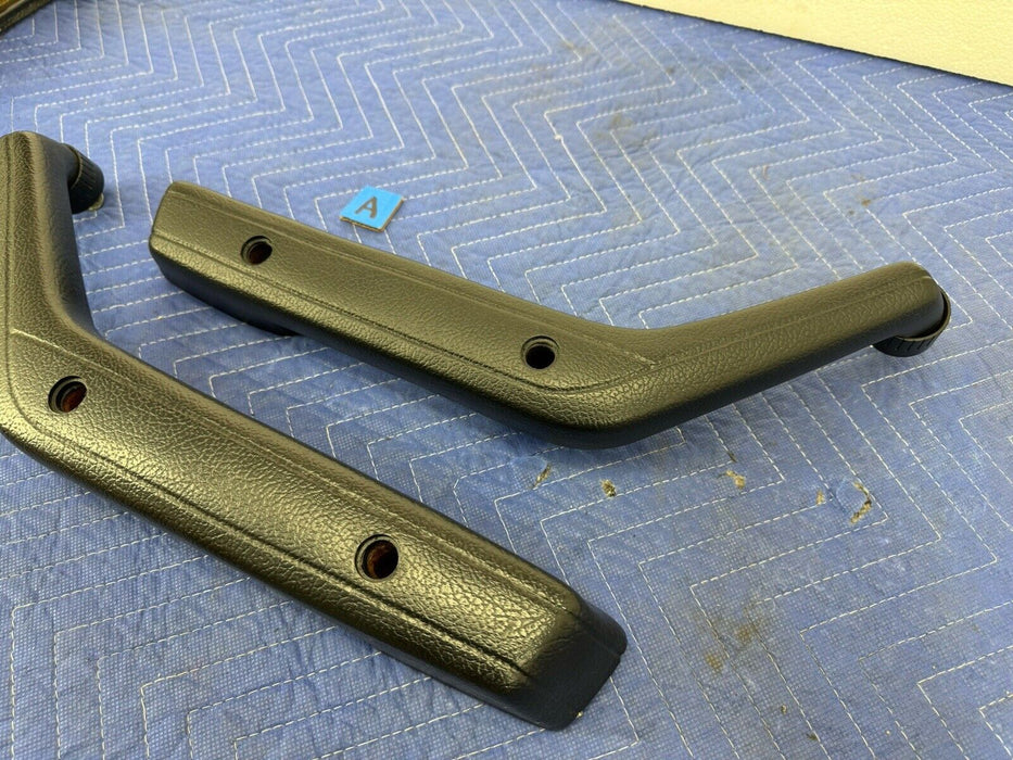 1975-1980 Volvo 240 244 Early Front Door Armrest Grab Handle Pair OEM #3835E