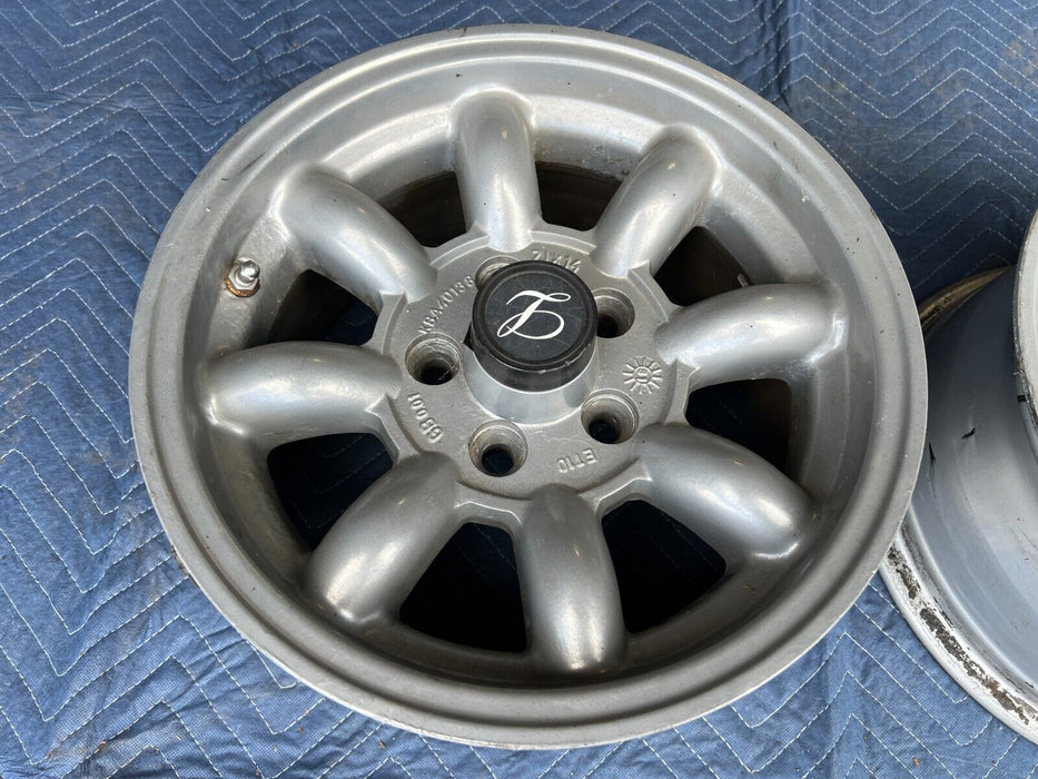 1971-1974 Volvo 140 14" x 7" Aluminum Wheel Rim Pair KBA40138 5x108 OEM #1911EM