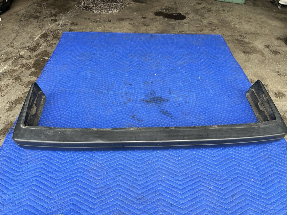 1986-1993 Volvo 240 245 Wagon Rear Bumper Cover Trim Black Plastic OEM #3766E