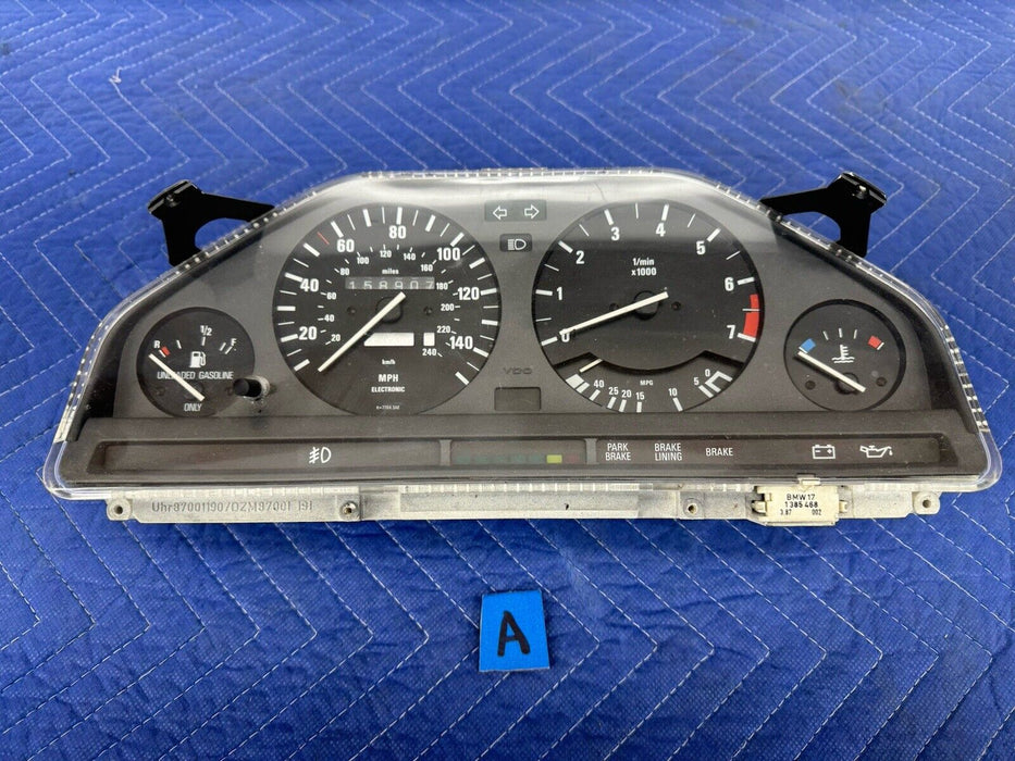 1984-1992 BMW E30 325i 318i Speedometer Instrument Cluster 1377306 OEM #3531E