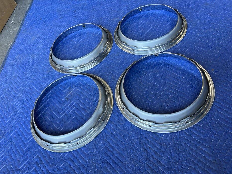 1969 Chevy Camaro Z28 NOS Chrome Trim Ring Set Of 4 9796696 OEM GM #3564E