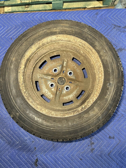 1969-1976 Porsche 914 Steel Wheel Rim Spare Tire OEM 15x5.5 ET40 4x130 #3389E