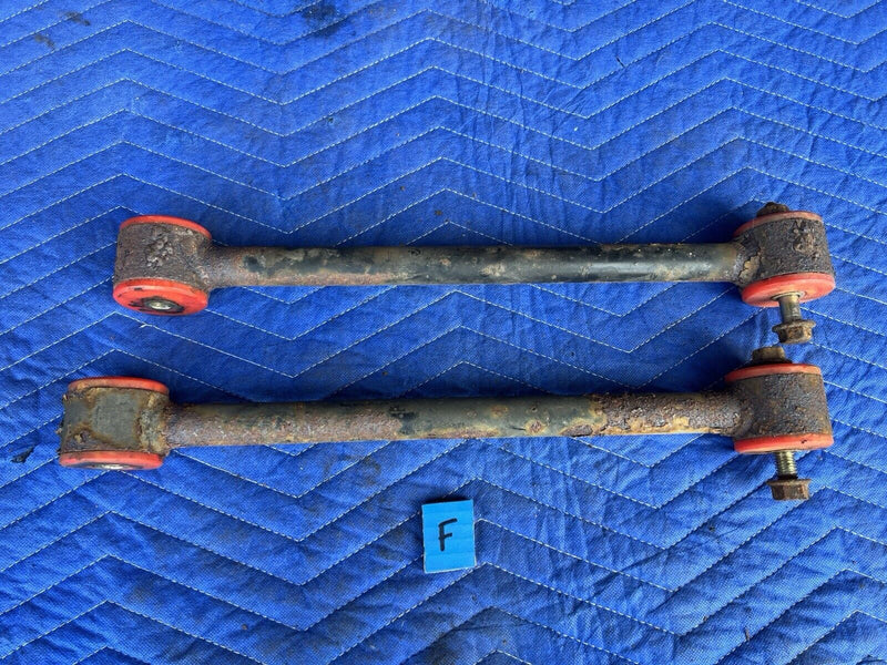 1986-1993 Volvo 240 244 245 Rear Torque Rods L & R w/Poly Bushings OEM #3744E