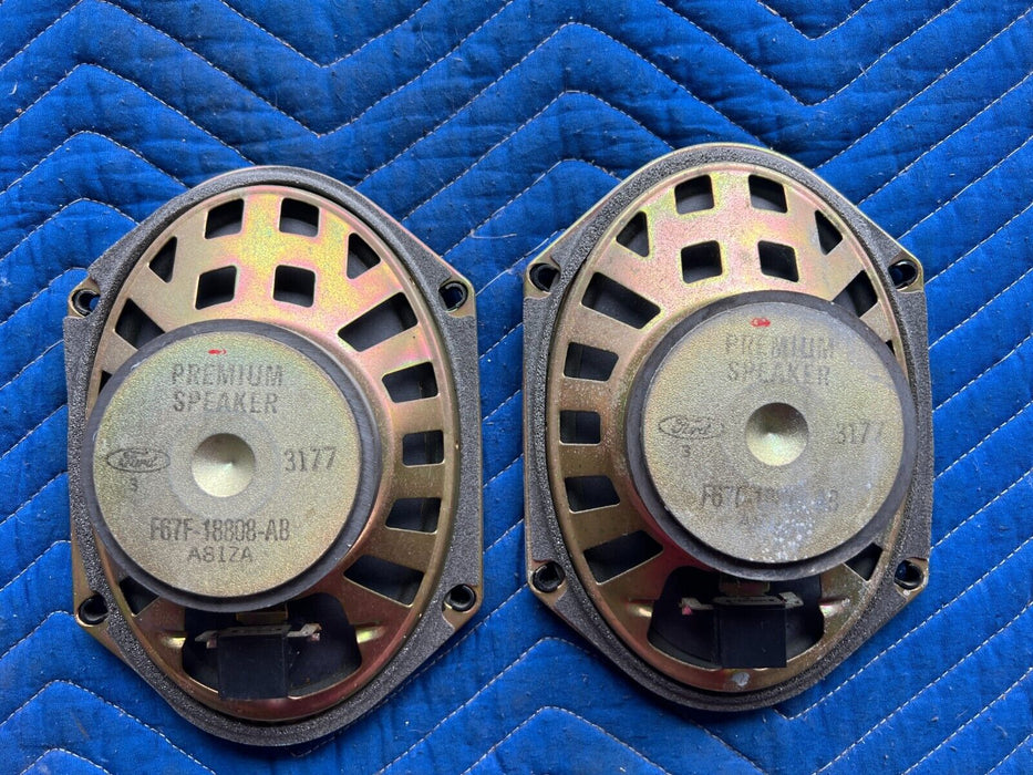 1993-2000 Ford Ranger Stereo Tweeter Speaker LH RH Pair F67F18808AB OEM #177MC