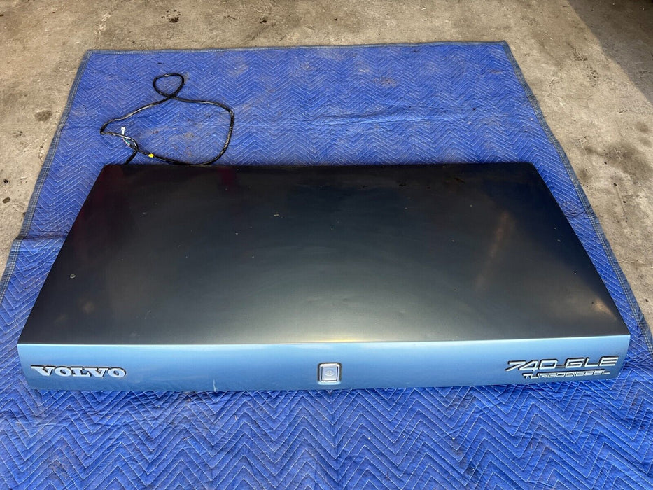 1984-1989 Volvo 740 760 Sedan Blue Metallic Rear Trunk Deck Lid Panel OEM#1710EM