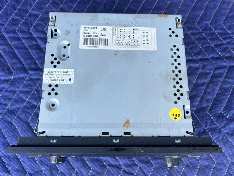 2003-2009 Audi S4 B6 B7 8E AM FM Radio CD Player Stereo 8E0035195H OEM #646EM