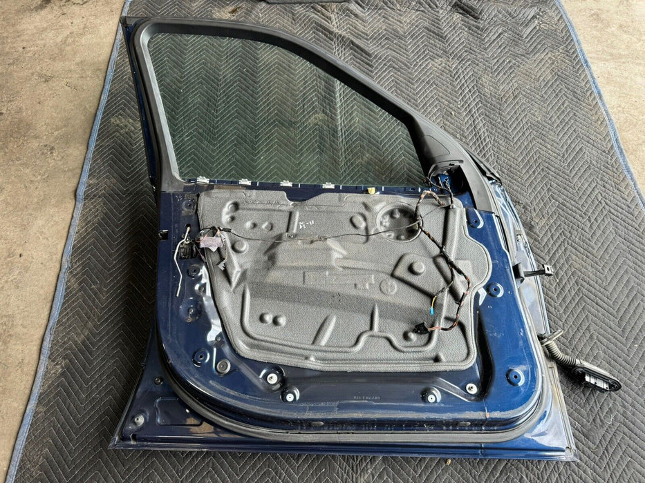 2007-2013 BMW E70 xDrive N55 X5 Driver Front Door Left Deep Sea Blue OEM #3411E