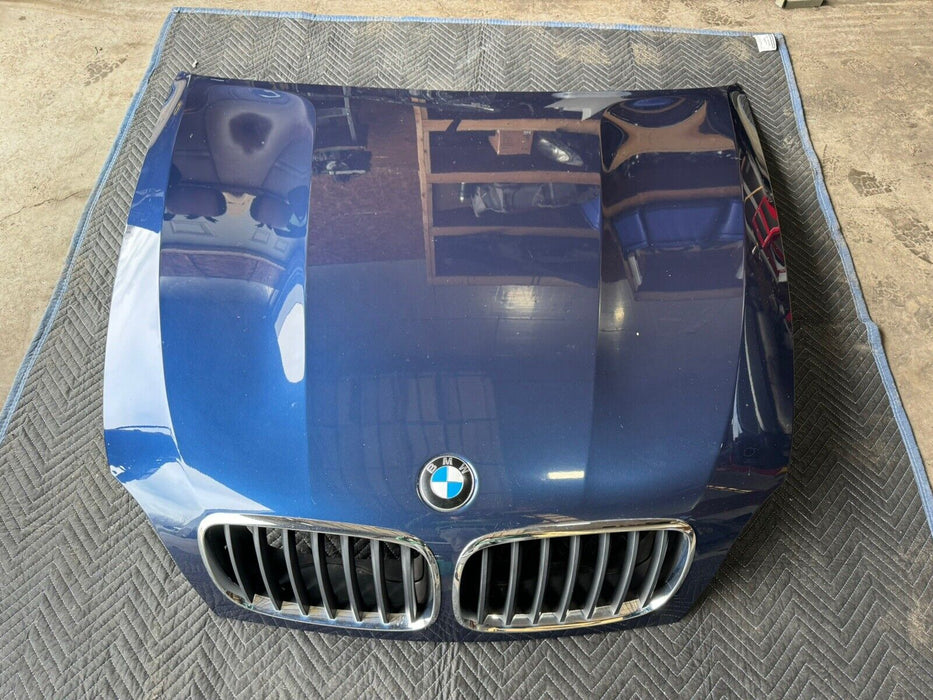 2007-2013 BMW E70 xDrive N55 X5 X5M Front Hood Bonnet Deep Sea Blue OEM #3415E