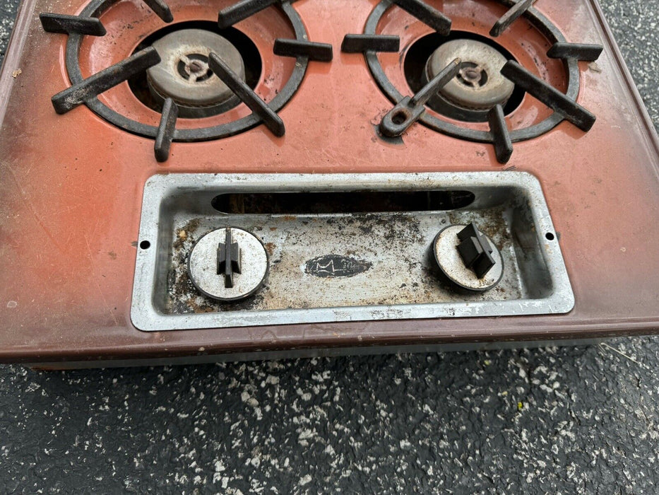 1963-1972 Arrow Camper Chief Bow Dart Little Chief 2 Burner Cooking Stove #3812E