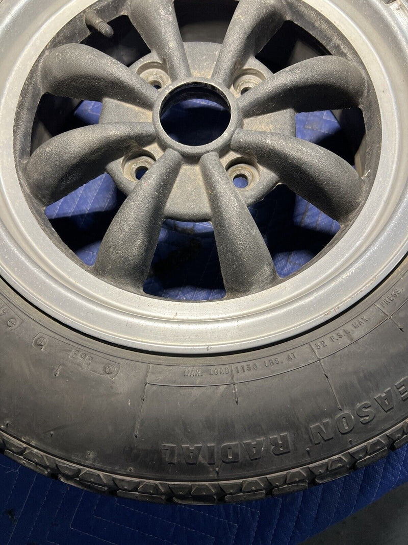 Porsche Karmann Ghia VW EMPI Mag Rim Genuine Vintage 911 15x6 Wheel 4x130 #3388E