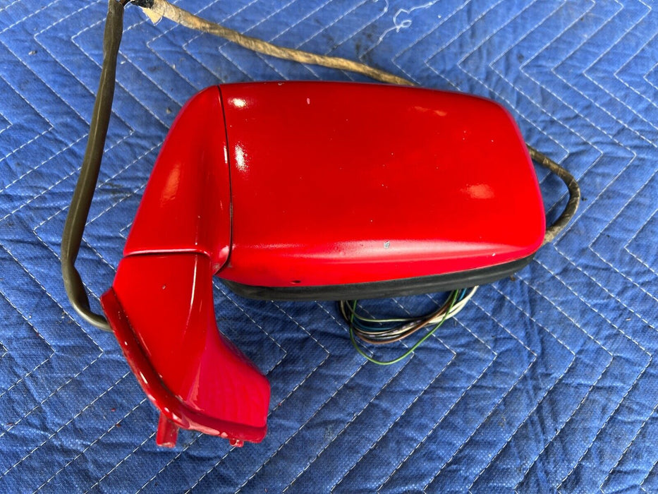 1983-1985 Porsche 944 Driver LH Left Red Side Mirror Assembly OEM #1768EM