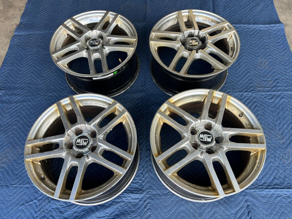 MSW Eclipse 17" x 8" Aluminum Wheel Rim Set of 4 KBA46925 5x114.3 OEM #1909EM