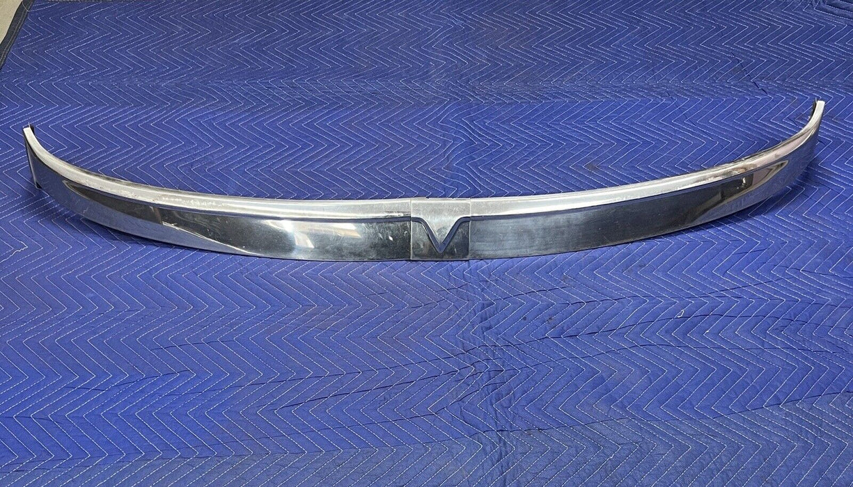 1955-1956 Chrysler Imperial Front Window Windshield Trim SS Visor Upper #3495E