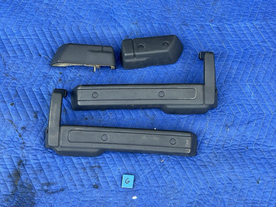 1986-1993 Volvo 240 244 245 L & R Front & Rear Door Arm Rest Set Black #3707E