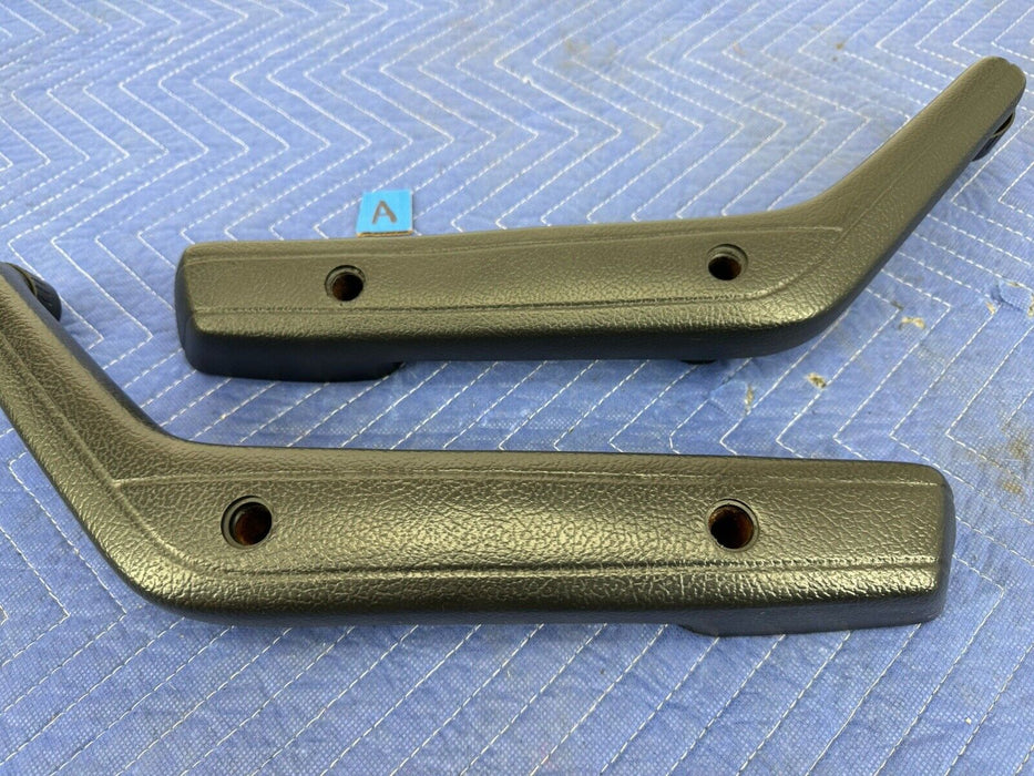 1975-1980 Volvo 240 244 Early Front Door Armrest Grab Handle Pair OEM #3835E