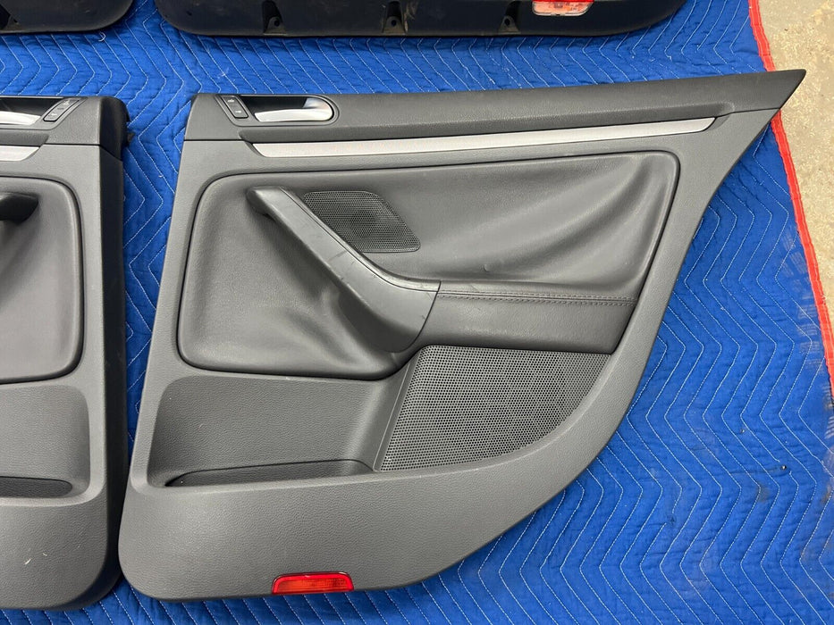 2006-2010 VW Jetta 2.5L Front & Rear Driver & Passenger Door Card Set OEM #139MC