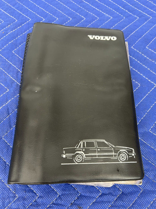 1984-1989 Volvo 740 760 Sedan Owner's Manual Book Set User Guide OEM #1632EM