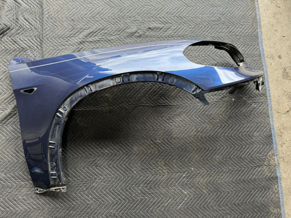 20011-2013 BMW E70 xDrive N55 X5 Passenger Front Fender Deep Sea Blue OEM #3412E