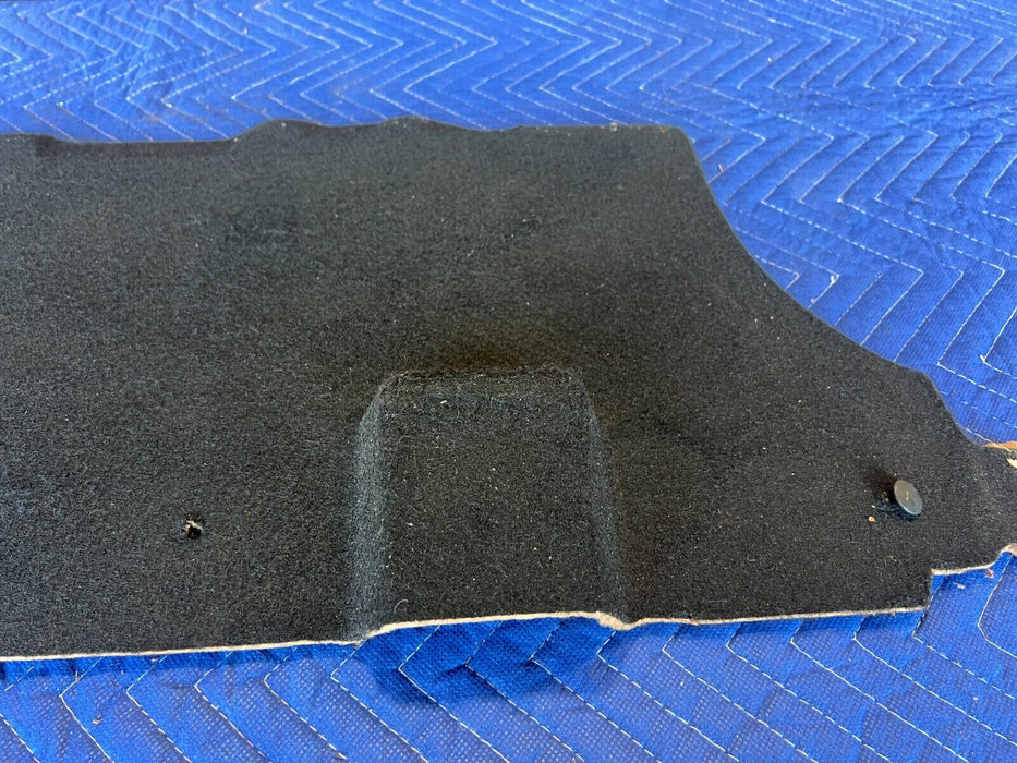 1984-1989 Volvo 740 760 Sedan Black Trunk Rear Seat Carpet Panel OEM #1700EM