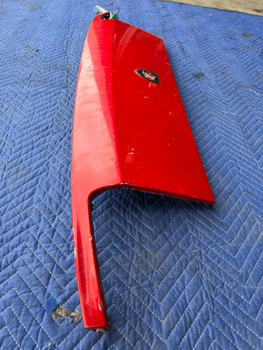 1983-1985 Porsche 944 Red Front Nose Hood Engine Bonnet Panel Trim OEM #1859EM