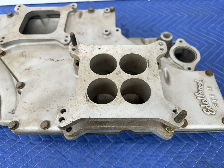 Edelbrock STR 10 SBC Intake Manifold Z28 302 350 383 400 Chevy Camaro GMC #3540E