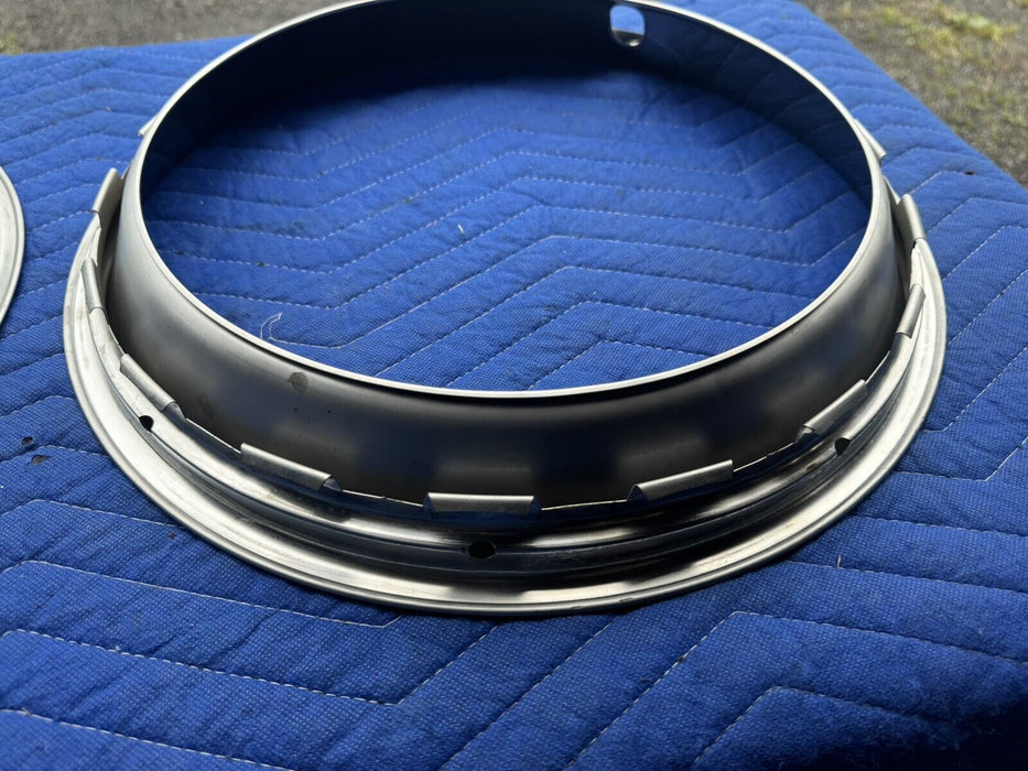 1969 Chevy Camaro Z28 NOS Chrome Trim Ring Set Of 4 9796696 OEM GM #3564E