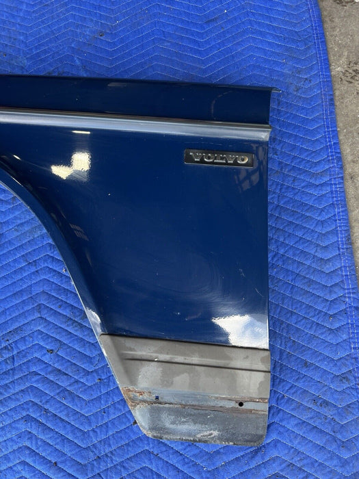 1988-1993 Volvo 240 244 245 Driver Left Front Fender Blue OEM #3759E