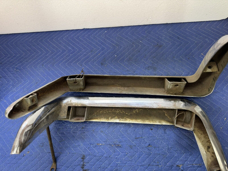 1968-1973 Corvette C3 Chrome Rear Bumper Pair Left & Right GM OEM #3844E