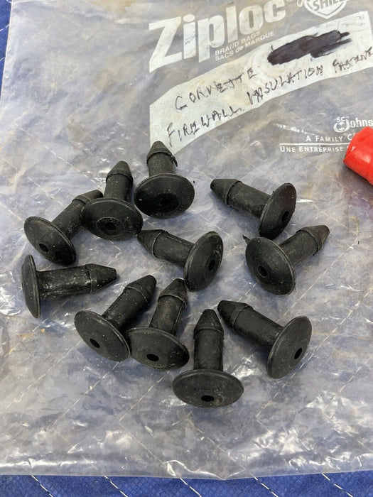 1968-1982 Corvette C3 Firewall Carpet Insulation Fasteners GM Set Of 11 #3382E