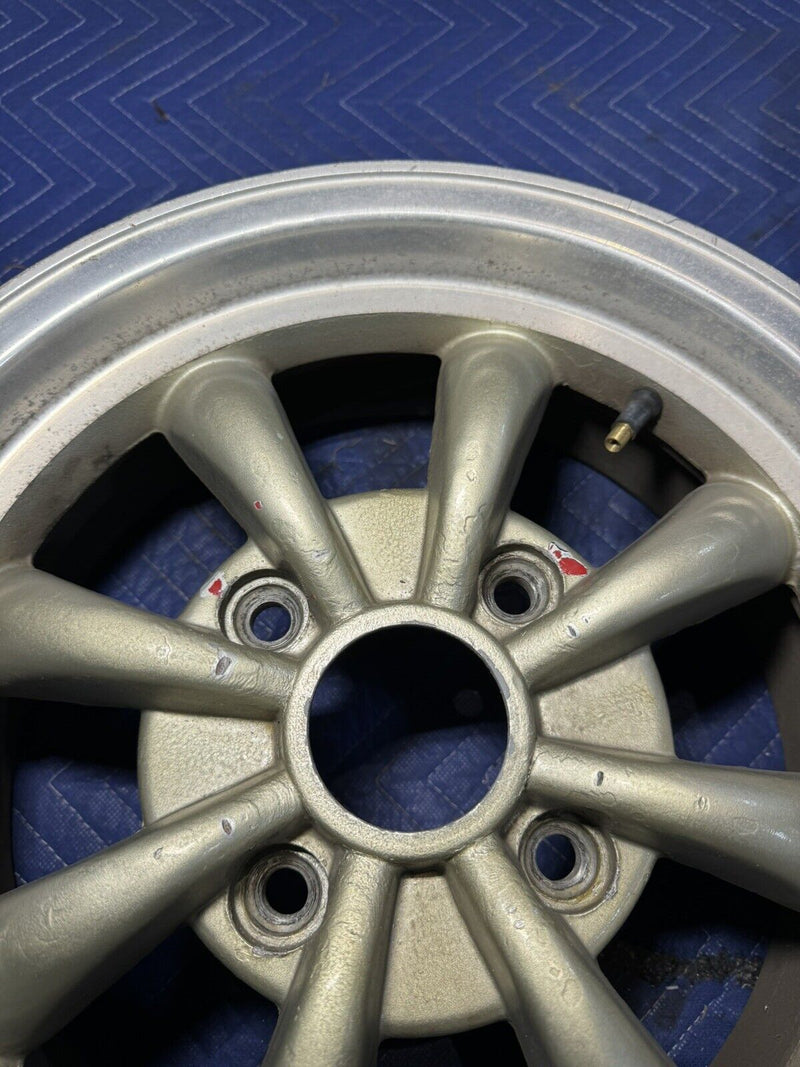 Porsche Karmann Ghia VW EMPI Mag Rim Genuine Vintage 911 15x6 Wheel 4x130 #3369E