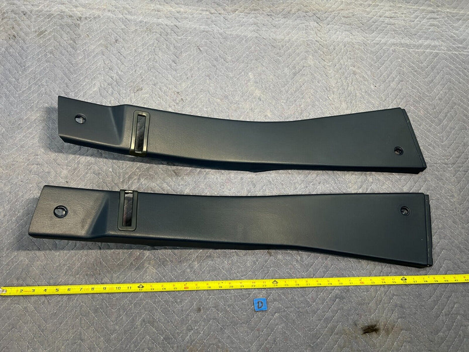 1984-1989 Volvo 740 760 Sedan Left & Right B Pillar Trim Pair 1349819 #1549EM