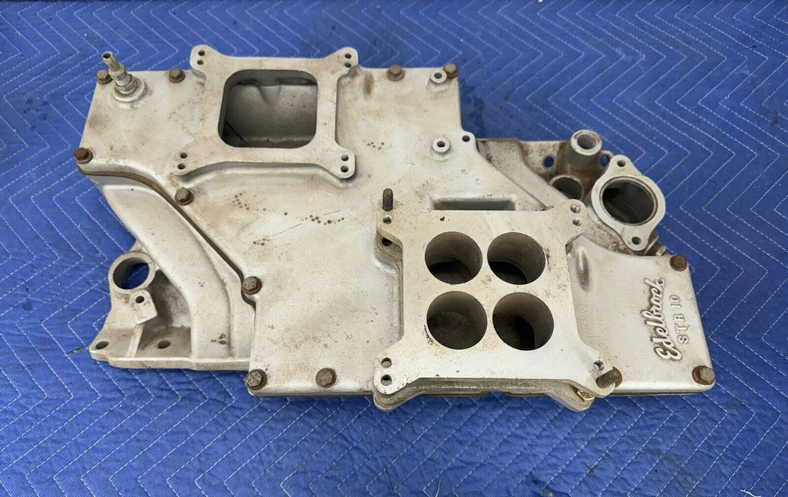 Edelbrock STR 10 SBC Intake Manifold Z28 302 350 383 400 Chevy Camaro GMC #3540E