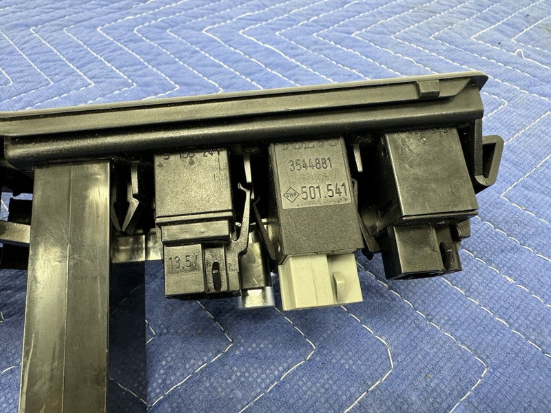 1989-1995 Volvo 740 940 Headlight Dimmer Sunroof Defrost Switches & Trim #3830E