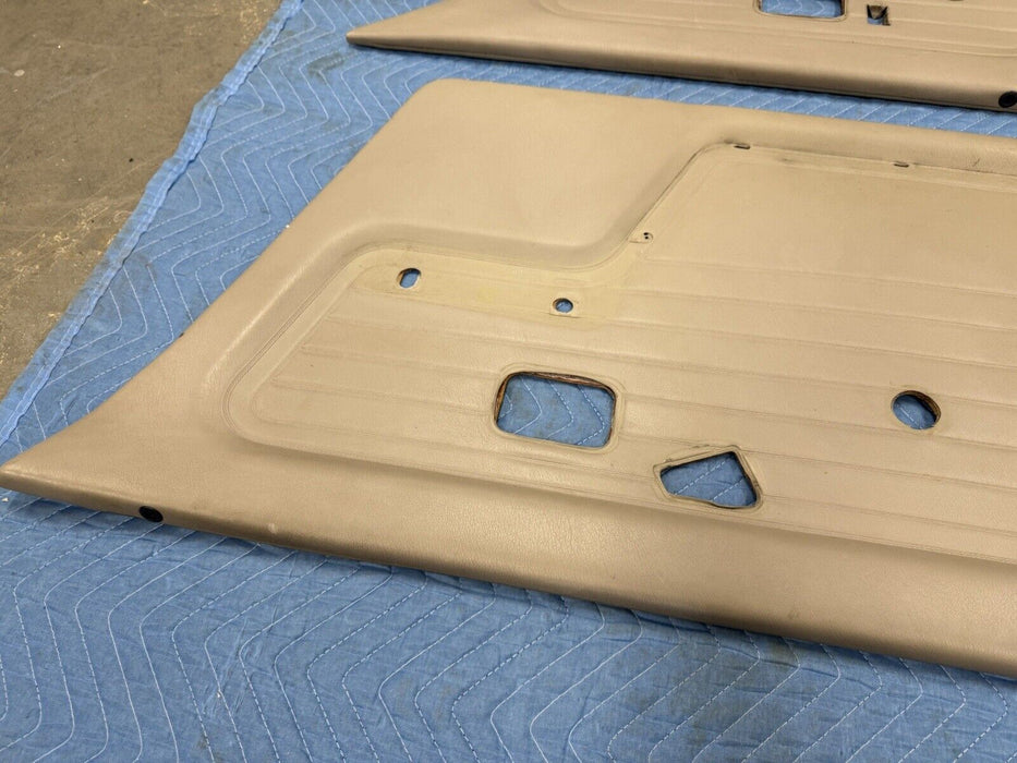 1984-1992 BMW E30 325i 318i Sedan Door Card Panel Set of 4 Tan Cover OEM #3536E