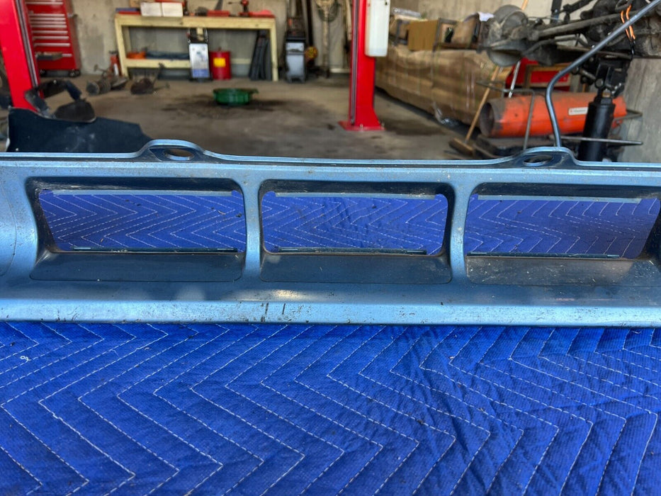 1984-1989 Volvo 740 760 Front Bumper Air Dam Lower Lip Blue Metallic OEM #1694EM